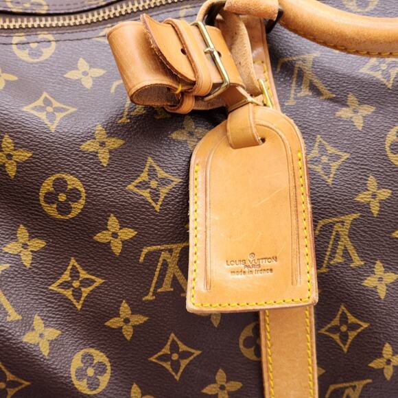 Louis Vuitton Keepall Bandouliere Duffle 45 Brown Canvas - Picture 4 of 11